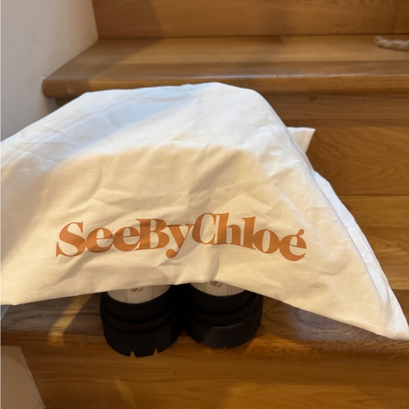 See by Chloe Women's White Ankle Boots - Picture 3 of 3